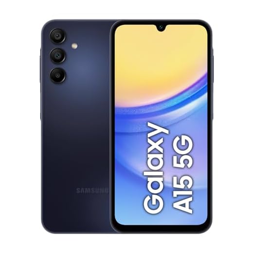 Samsung Galaxy A15 5G, Smartphone Android 14, Display Super AMOLED 6.5" FHD+, 4GB RAM, 128GB, memoria interna espandibile fino a 1TB, Batteria 5.000 mAh, Blue Black [Versione Italiana]