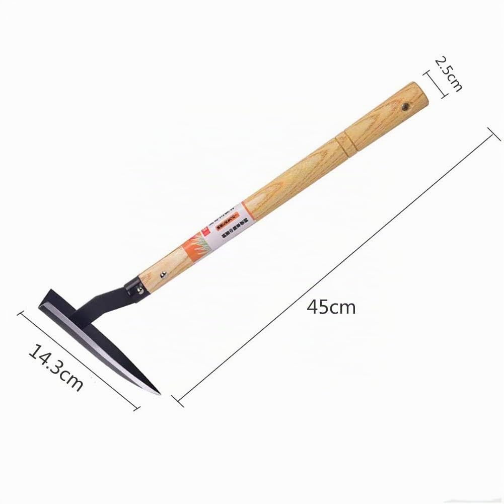 Japanische Unkrauthacke, Holzgriff, kompakt und leicht zu halten