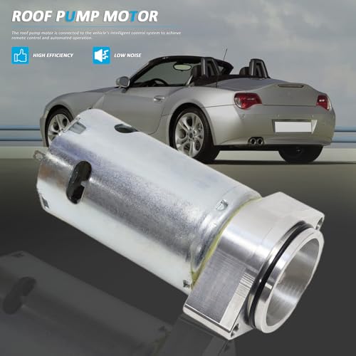 Image of 54347193448 Roof Pump Motor with Bracket 2002-2008 for BMW Z4 E85 E85 Convertible 2.0i 2.5i 2.5si 3.0i 3.0si M3.2 Peat# 54347193448 54347119633 54347190715 54347421753