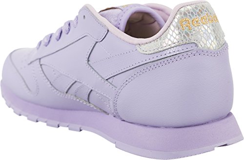 Reebok Classic Leather Bd5543, Sneakers Basses Mixte Enfant, Violet (Purple Bd5543), 36.5 EU