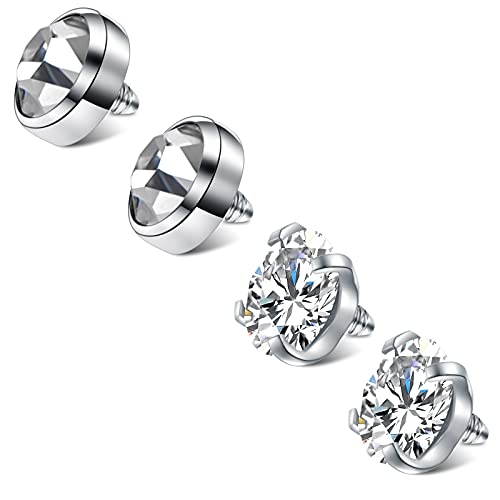 vcmart 4-6er Dermal Anchor Aufsatz 1,6mm...
