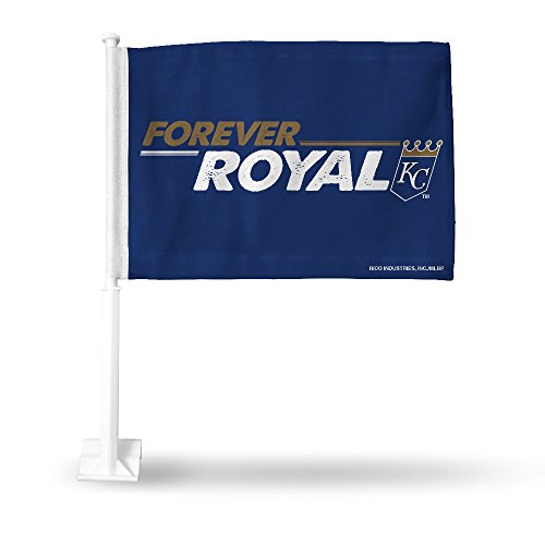 Kansas City KC Royals Forever Royal 11X14 Window Mount Doubled-Sided Car Flag