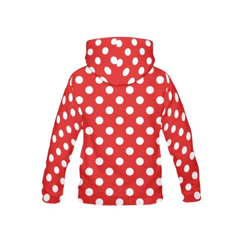 Dots Long-sleeve All Over Print Athletic Hoodies Pullover Sweatshirt2