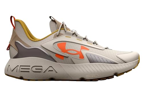 Under Armour Men's UA HOVR Mega 2 MVMNT Sportstyle Shoes Athletic Sneakers (Grey/Fog/102, US Footwear Size System, Adult, Men, Numeric, Medium, 8.5)