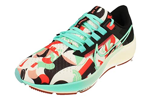 Nike Air Zoom Pegasus 38 Hombre Running Trainers DN5168 Sneakers Zapatos (UK 10.5 US 11.5 EU 45.5, White Green Glow 100)