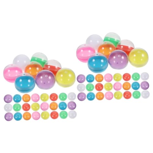 KOMBIUDA 2sets Entertainment Balls Capsules Vending Machine Balls for Party Openable 50pcs*2