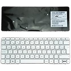 Teclado Hp Mini 110 PORTATIL MOVIL - Teclado para HP Mini 210-2000,110-3000 Plata con Marco Plata
