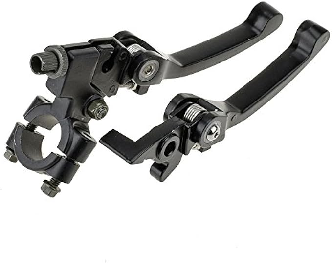 HIAORS Black Chrome Clutch Brake Lever for 22mm 7/8 inch Handlebar 110cc 125cc 140cc TTR 125cc SSR Xmotos Apollo 125 Pit Dirt Bike Motorcycle