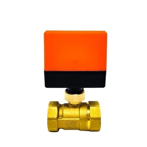 VSPPJYFG 1" Ball Brass Air Conditioning Floor Heating Solenoid Two-Way AC220V DC24V DC12V(12VDC)