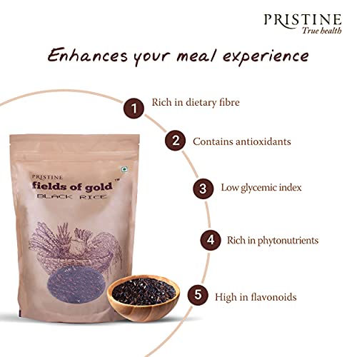 Image of PRISTINE Fields of Gold Black Rice, 1kg each - Pack of 5