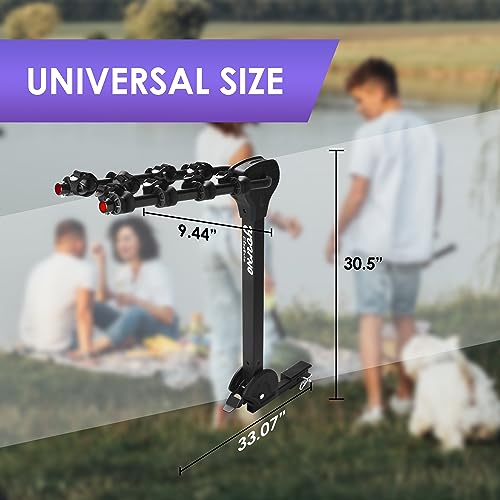 Image of Young Electric Hitch Mounted 4-Bike Rack-Over Arm Style