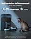 oneisall 3.5L Futterautomat Katze, WiFi Intelligenter Katzenfutter Automat, APP-Steuerung, 1-10 Mahlzeiten pro Tag, Futterspender für Katzen/Hunde, mit Edelstahlnapf