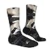 XZDWPY Panda in the water Unisex Mid-Calf Socks 2 Black-2 Polyester Skin-Friendly Moisture-Wicking Fashionable Crew Socks