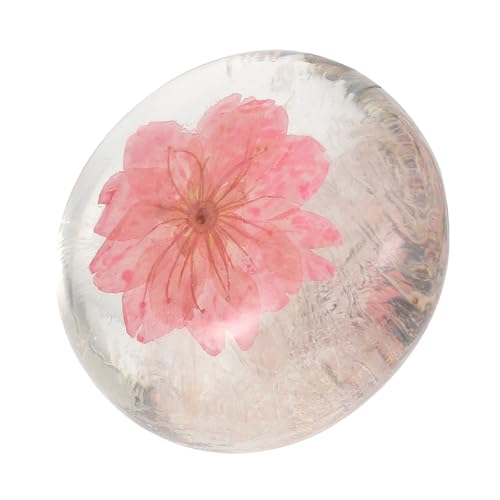 DOITOOL Pink Cherry Flower Soap Bar with Essential Oil, Handmade Bath and Shower Soap for Sensitive Skin, Home Use