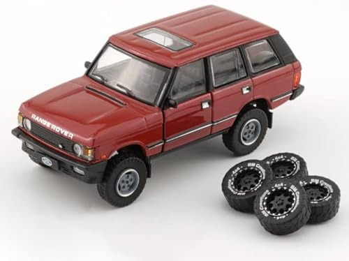BM Creations Classic LSE RHD rojo con techo solar y ruedas extra 1/64