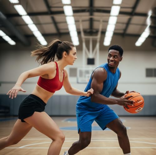 Image of TOY-STATION - i Zoom - Official Basketball | Professional Match Ball for Indoor & Outdoor Games & Training for Kids & Adults (Official Size NO 7)