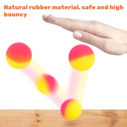 Image of Goaste 30 Pack Bouncy Balls for Kids, 1.8 Inch /45mm Large Rubber Bounce Ball Bulk, High Bouncing Balls Assorted Colors for Boys Girls Birthday Party Favors and Carnival Prizes, Gifts