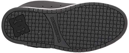 DC mens Court Graffik Casual Skate Shoe, Dk Grey/Black/White, 12.5 US