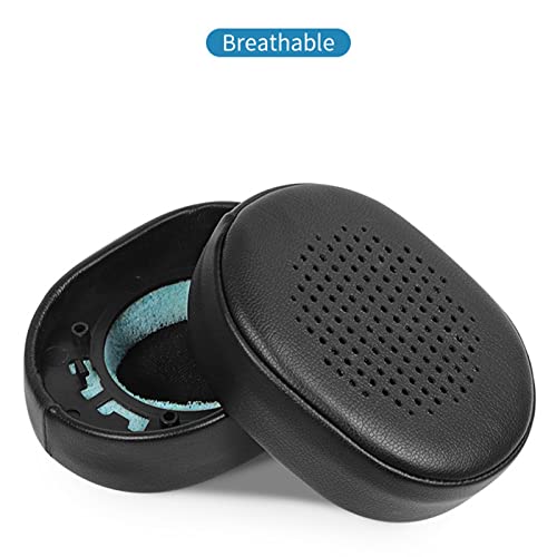 Parches de repuesto para auriculares KEF M400 M500 ZEZEFUFU 2 piezas, espumas negras suaves para auriculares, cubiertas de cojín miniatura 3