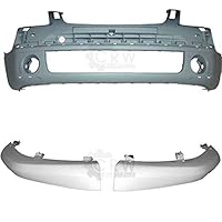 Set Stoßstange vorne unten grundiert + Leisten für Citroen C2 VTR/VTS Bj. 03-08 Set Stoßstange vorne unten grundiert + Leisten für Citroen C2 VTR/VTS Bj. 03-08