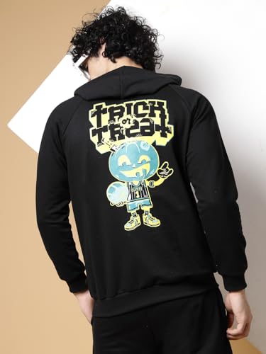Image of Rigo Cotton Fleece Full Sleeves Oversized Co-ord Set for Men | Printed Hooded Track Suit Set for Men