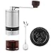 Macinacaffè Manuale, Upkey Macina Caffè,Acciaio Inossidabile Macina Caffé Manuale con 6 Livelli Regolabili, Portatile da 100 ml Macinacaffè con Cucchiaio Regali per Natale Compleanno Anniversario