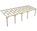 Wood&Play - Carport Überdachung oder Terrassenüberdachung, Einzelcarport aus Holz, Abstellplatz Holz Pavillon, wandseitig - aus langlebigem Kiefernholz - 300x858 cm