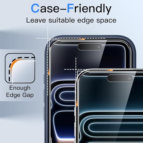 Image of Supershieldz (2 Pack) True 4-way 360 Privacy Tempered Glass Screen Protector Guard for iPhone 17 Pro