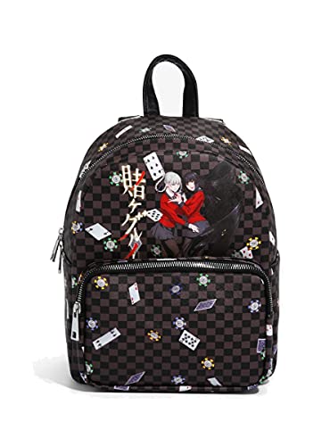 Hot Topic Kakegurui Yumeko & Kirari Checkered Mini Backpack