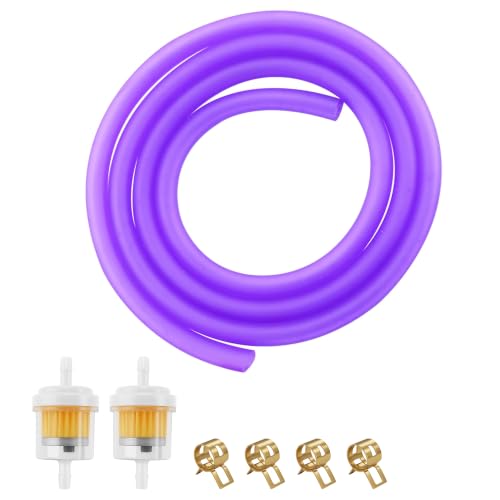 Image of PRO BAT 0.2''x39''(5mm x 1m) Gas Fuel Line Tube | for Chinese GY6 50cc 150cc Scooter ATV Motorcycle Buggy Go karts XRS Carter Brothers 139QMB 157QMJ Parts Purple