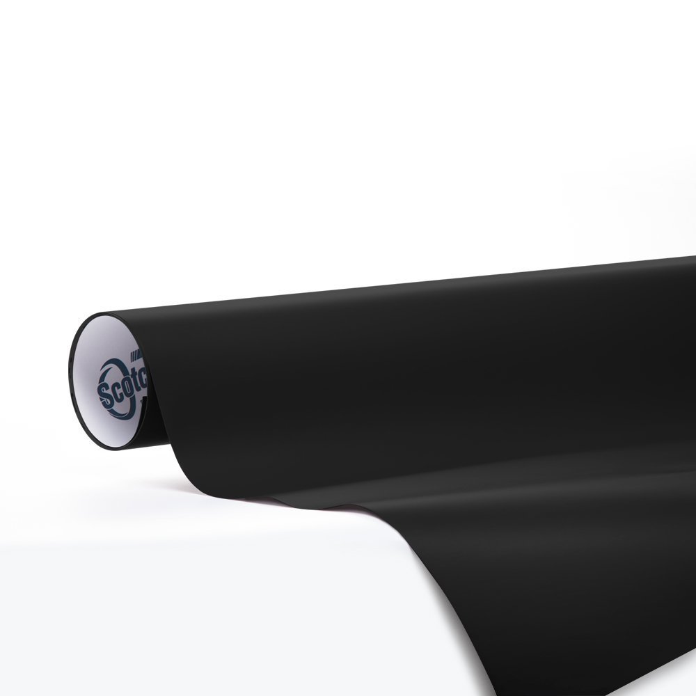 3MScotchprint Series 1080 Matte Black Vinyl Car Wrap Film Sheet Roll - 3M1080-1ft x 1ft (sq/ft) (12in x 12in)