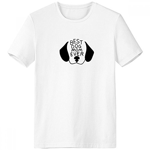 T-shirt maman chien ample blanc pour éviter les vêtements trop serrés