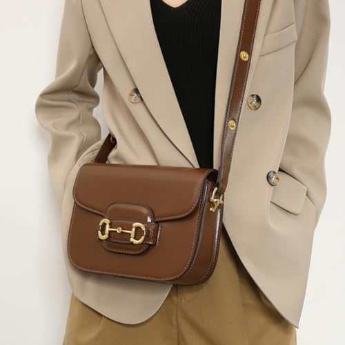 Bolso de hombro para mujer con cierre y correa cruzada miniatura 6