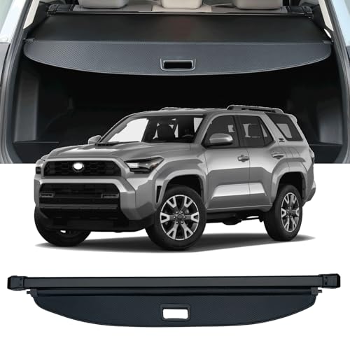 AQAE Cargo Cover Compatible with 2025 2026 Toyota 4Runner Trunk Cover Retractable Rear Trunk Security Cover 4Runner Accessories Shielding Shade Privacy Screen