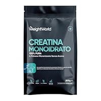 Creatina Monoidrata in Polvere Vegana, 1 Misurino al Giorno, Creatina in Polvere Micronizzata Pura da 300gr con Misurino, 100 Dosi, Pre Workout, Intra e Post Workout, Senza Magnesio Stearato né OGM