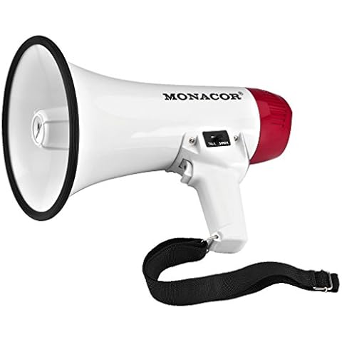 Megáfono Monacor TM-10 con 10W de potencia y micrófono integrado Cover