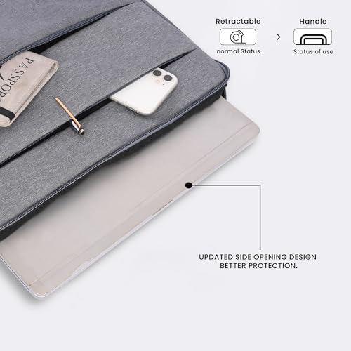 KBBRD Bennett Khadi + Polyester Drax Laptops Bag Sleeve Case Cover Pouch for 15.6 Inches 39Cm Laptop... - Image 3