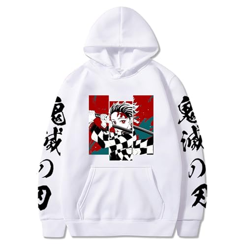 Sweat à capuche anime unisexe pullover Harajuku décontracté à manches longues pour hommes et femmes