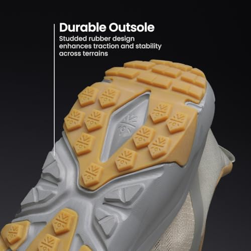 Image of CULT Crux Men's Outdoor Shoes | Seamless Breathable & Flexible Upper | Enhanced Cushioning for Trekking| Superior Anti-Slip Grip | Comfortable Hiking Wear