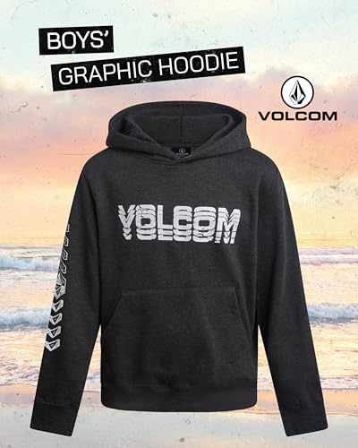 Image of Volcom Boys Hoodie - Long Sleeve Pullover Graphic Hoodie Sweatshirt - Warm Casual Hoodies for Boys (8-20)