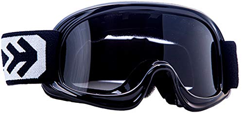 ARMOR Helmets AG-49 Cross Enfant Lunettes de Protection Masques de Moto, Noir