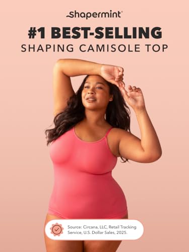 Image of SHAPERMINT Womens Tops - Scoop Neck Cami Body Shaper for Women, Shapewear Tummy Control, Camisole Tank Tops for Women