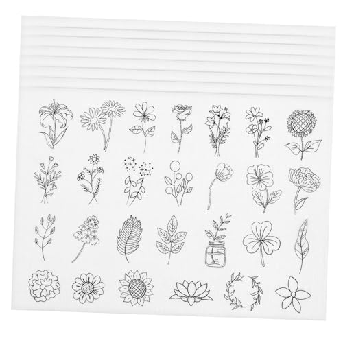 LALAFINA Water Soluble Embroidery Stabilizer Fabric Blank for Machine Embroidery Projects for Sewing and Quilting Supplies