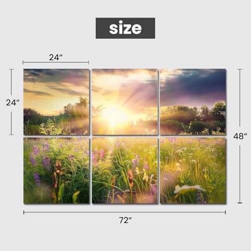 Paneles Acústicos Decorativos GAROLINAPW 72x48 pulgadas, Pack de 6 Piezas para Aislamiento Sonoro miniatura 2