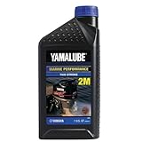 Yamaha LUB-2STRK-M1-12 Yamalube 2M Marine 2-Stroke Oil NMMA TC-W3 Quart; LUB2STRKM112 Made by Yamaha