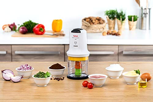 Image secondaire de Tefal MQ7231 Hachoir électrique 0,5 l Noir, transparent, blanc 500 W – Hachoir électrique d'aliments (0,5 l, 0,3 kg, France, Noi