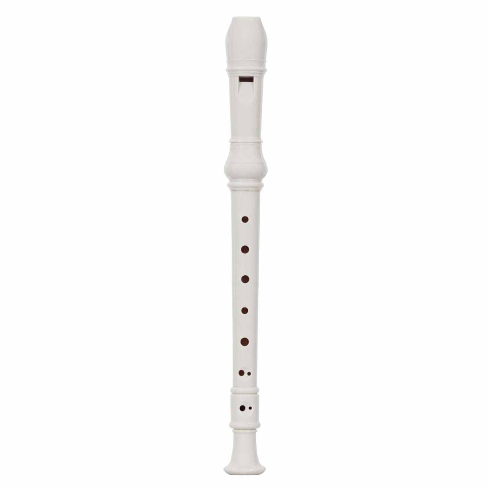 Flet Prosty Dla Początkujących 8otworowy Rejestrator O Wysokim Tonie ABS Typu B Dostępny W Trzech Kolorach Instrument Muzyczny Z Żywicy(White)