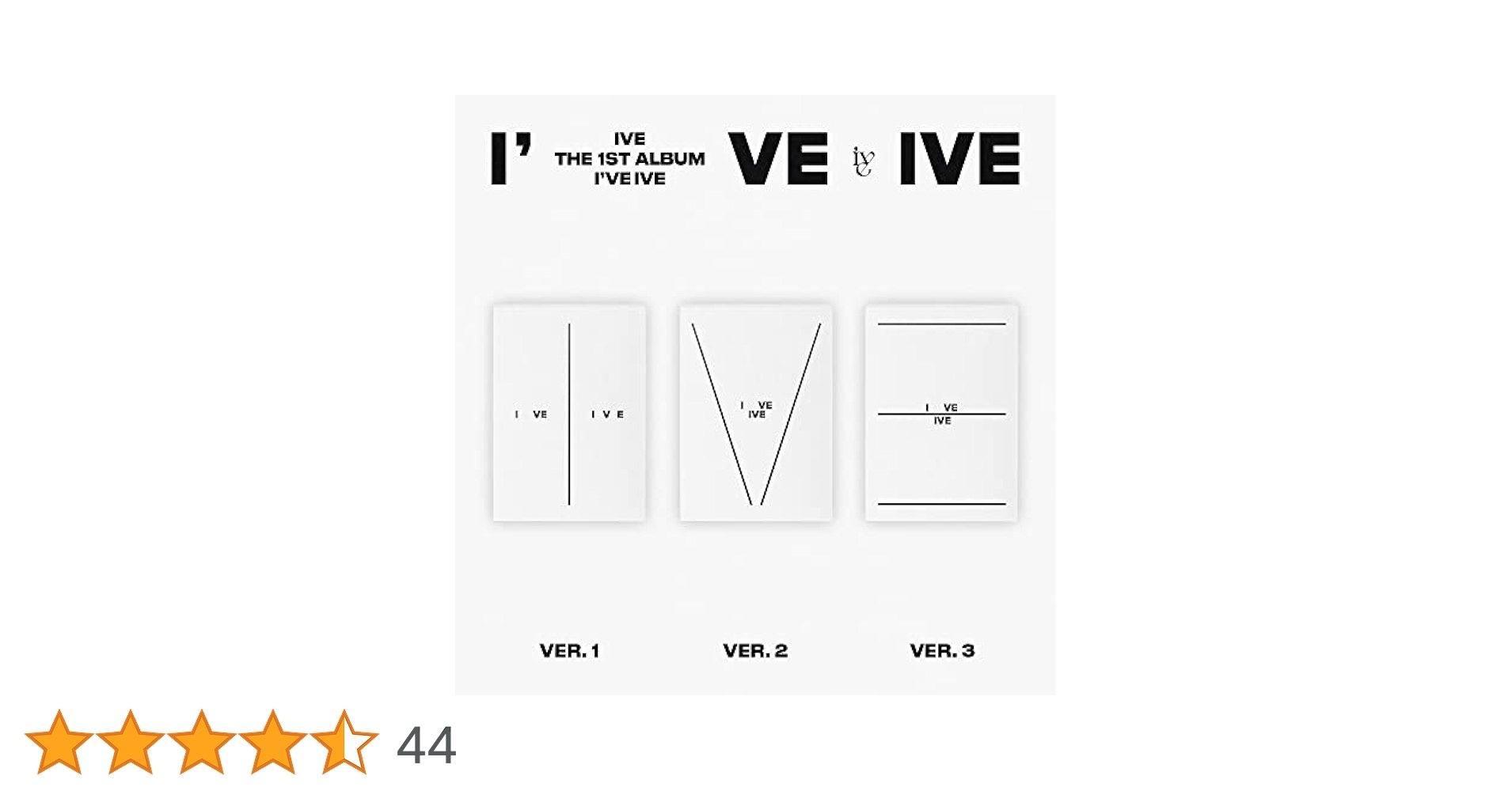 【新品未開封】IVE 1st アルバム I’VE IVE　3形態セット IVE 1st Album I've IVE 3バージョンセット - メルカリ