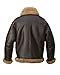 B3 Men Real Shearling Sheepskin flying WW2 Aviator RAF Bomber Jacket (M)
