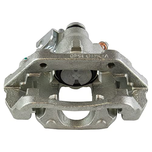 Image of TRQ Front and Rear Brake Caliper Set Zinc Coated Brackets Compatible with 2011-2018 Ford Explorer 2010-2012 Flex 2013-2018 Taurus 2010-2013 Lincoln MKT